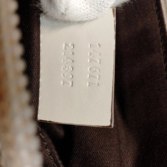 Authentic Gucci Brown Canvas Shoulder Bag mon388-111025 - Picture 15 of 16